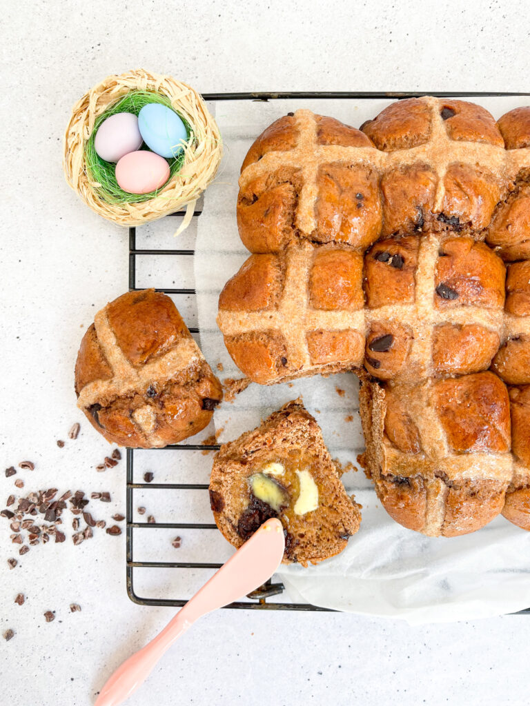 Spelt Hot Cross Buns